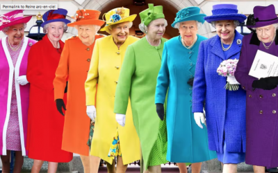 Une reine arc-en-ciel