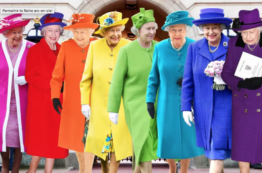 Une reine arc-en-ciel