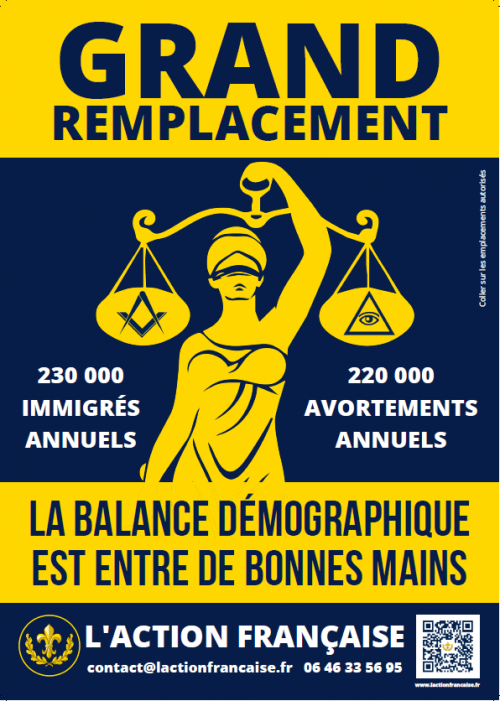 affiche grand remplacement