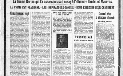 Centenaire de la mort de Marius Plateau