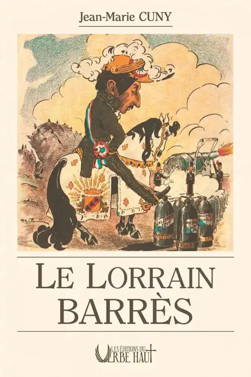 Le lorrain Barrès, couverture du livre