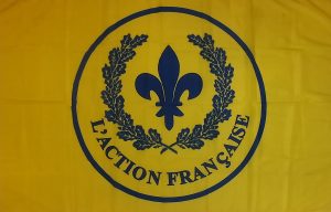 Drapeau Action Française jaune