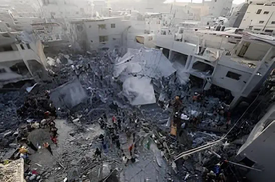 Gaza en ruine suite aux bombardements
