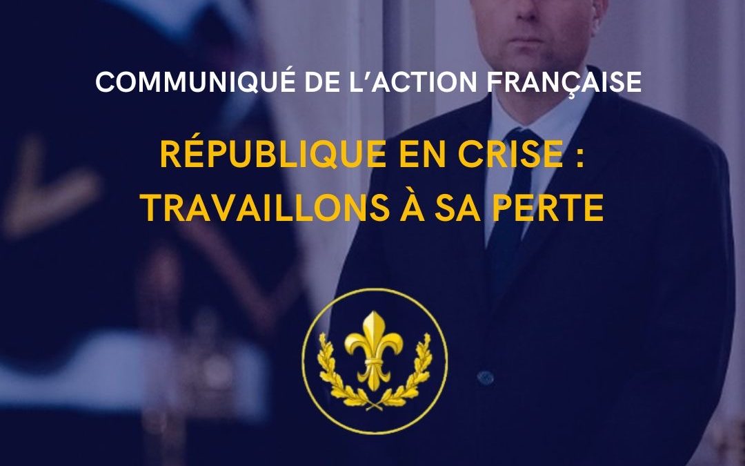 République en crise : travaillons à sa perte